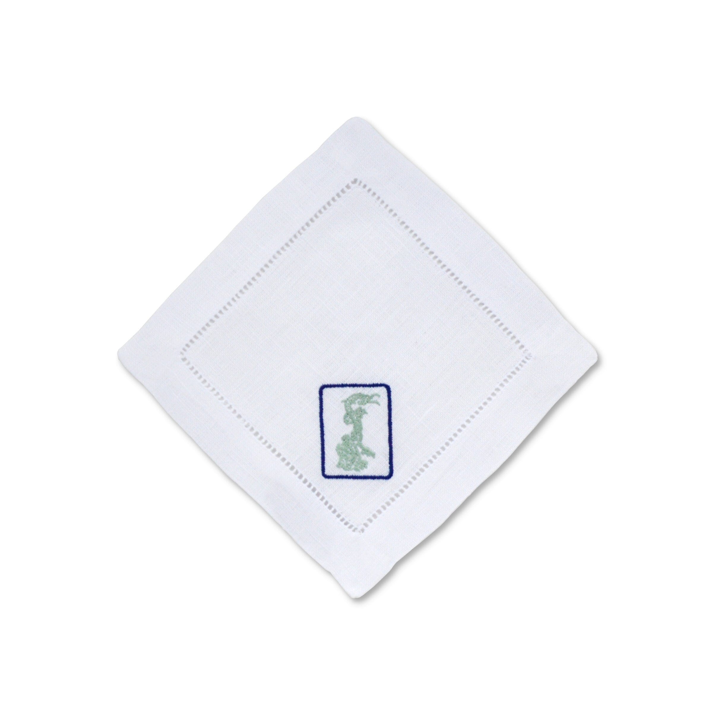 Chefanie Mahjong Cocktail Napkins - Thumbnail 3