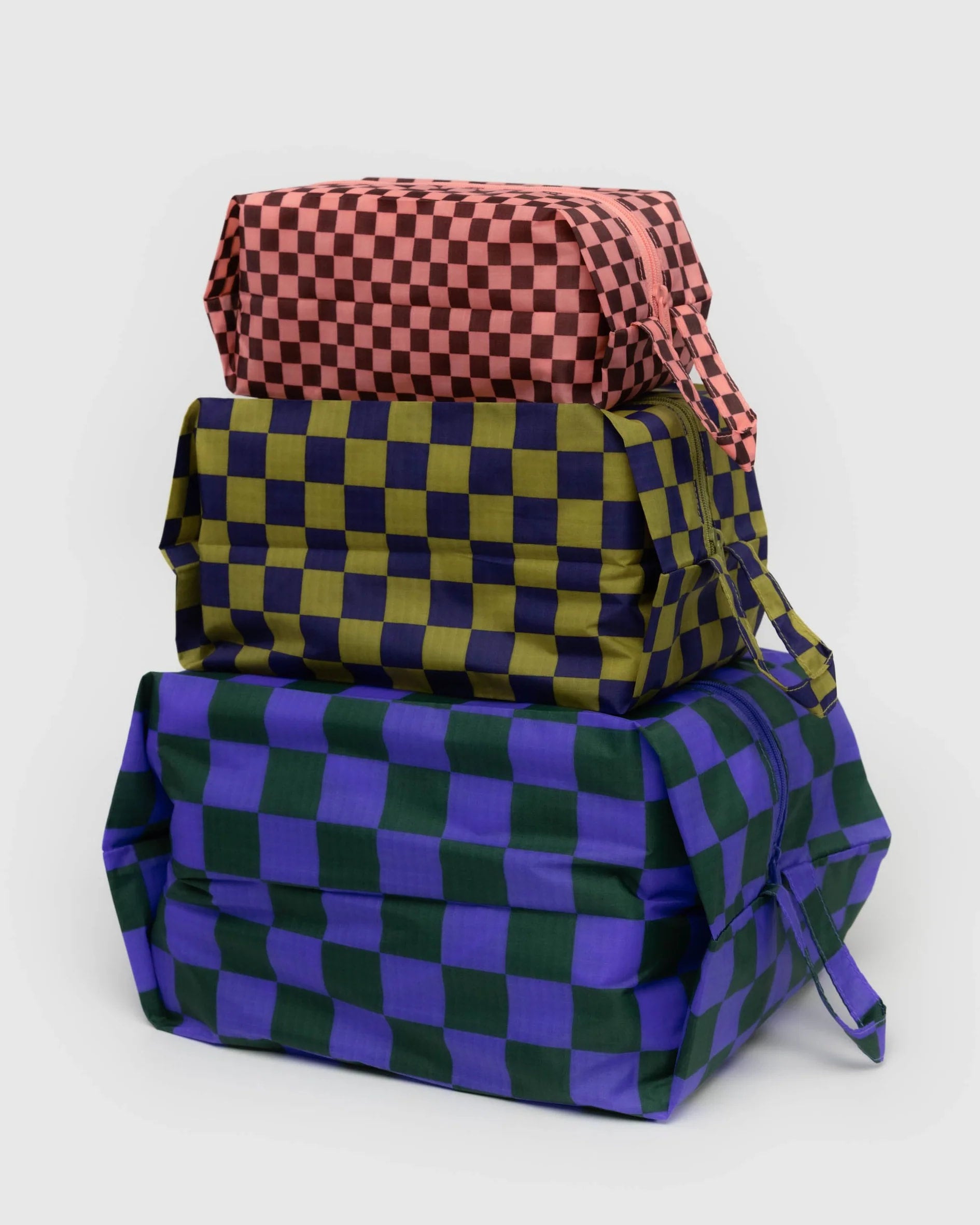 正規激安 Baggu 3D Zip Jewel Checks | The Tiny Finch バッグ